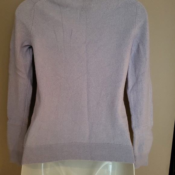 Cashmere 100% Lord & Taylor Baby Blue size PS - Picture 5 of 5
